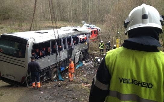 У Бельгії розбився автобус з українськими дітьми. ФОТО