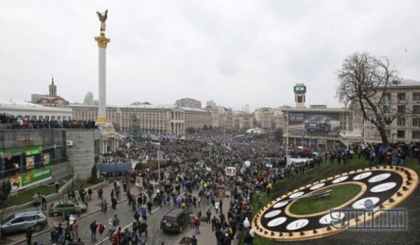 Євромайдан повернувся на Майдан Незалежності. ФОТО