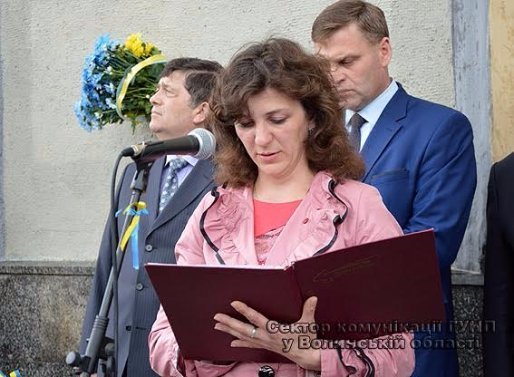 У Луцьку встановили меморіальну дошку загиблому бійцю роти «Світязь» Олександру Сивому. ФОТО