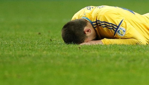 Гравці збірної після фінального свистка. ФОТО