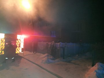 У місті на Волині спалахнув житловий будинок