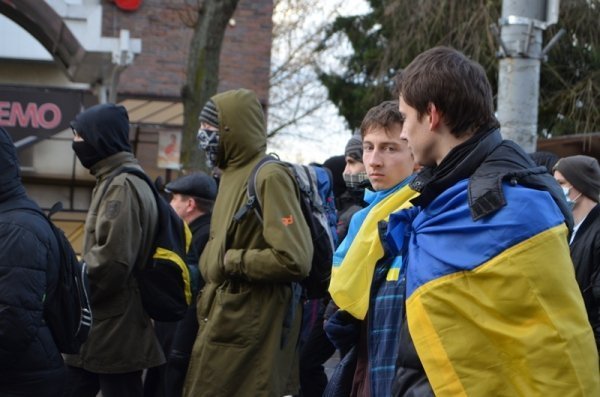 Студентський мітинг у Луцьку. ФОТО. ВІДЕО