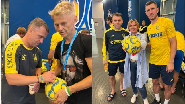 Збірна України з футболу долучилася до благодійної ініціативи волинських волонтерів