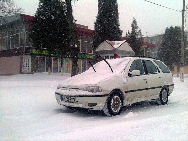 Як замітало Нововолинськ. ФОТО