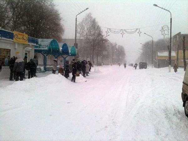 Як замітало Нововолинськ. ФОТО