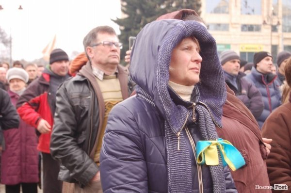 Як луцький Майдан ішов у  наступ на Волинську ОДА. ФОТО