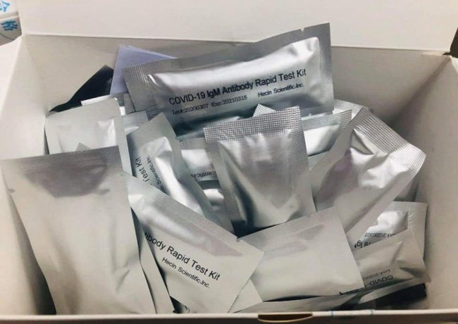 Волинь отримала першу партію тестів для визначення коронавірусу, захисних масок і костюмів