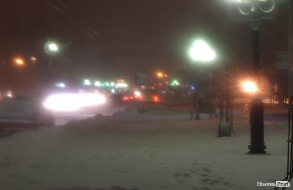 У Луцьку знову хуртовина. ФОТО