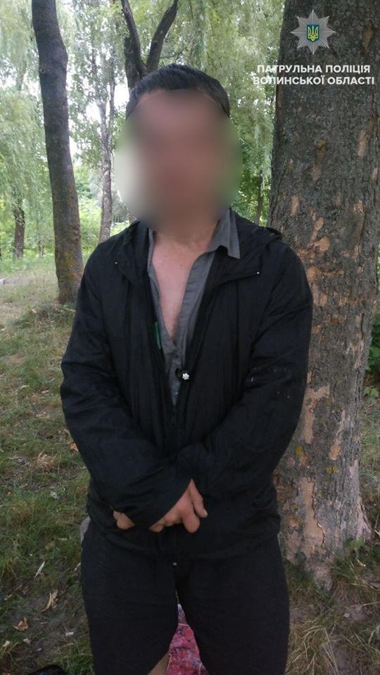 У луцькому парку зловили дезертира