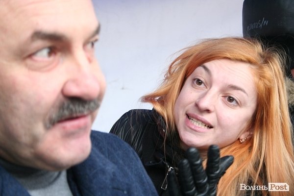 Історичні фото з Башкаленком на Театральному майдані Луцька