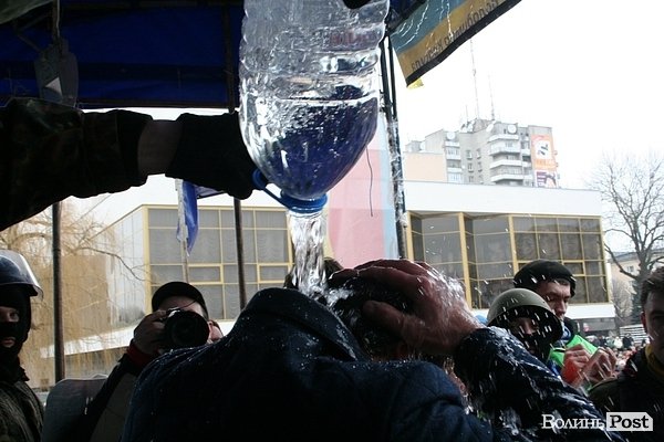 Історичні фото з Башкаленком на Театральному майдані Луцька