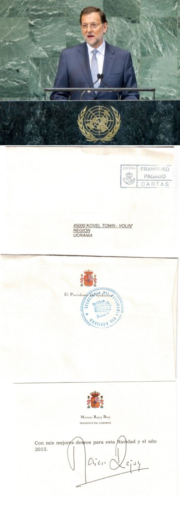 Прем'єр Іспанії привітав із Новим роком юних ковельчан