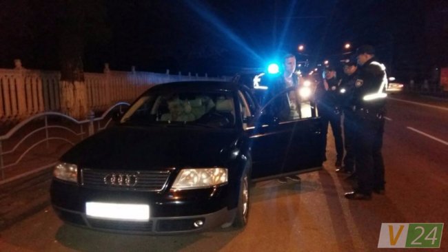 У Луцьку вночі зупинили п’яного водія «на бляхах»