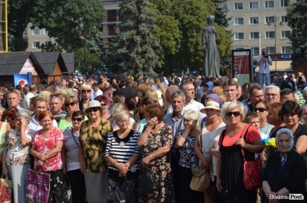 У Луцьку відспівали панахиду за Єремеєвим. ФОТО