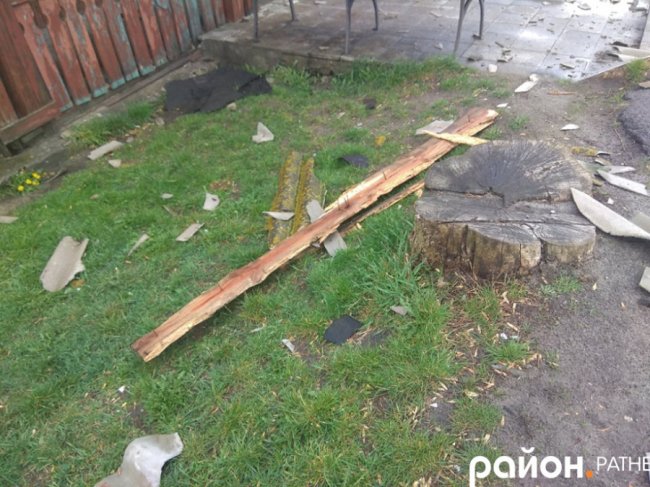 Буревій наробив лиха у райцентрі на Волині. ФОТО