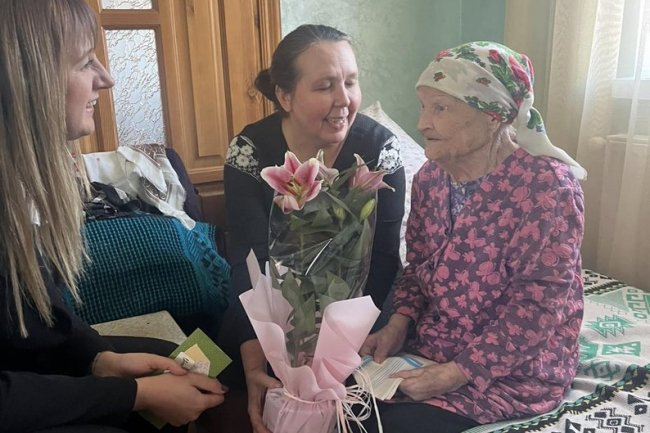 Волинянка відзначила столітній ювілей