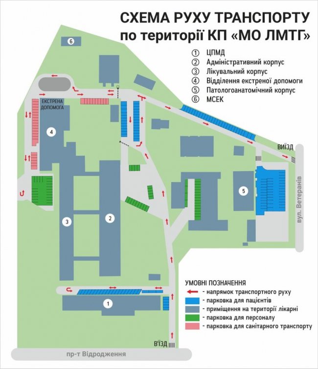 У Луцьку змінять схему руху авто біля міської лікарні