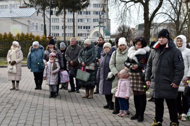 Волиняни віддали шану загиблим під час Революції Гідності. ФОТО