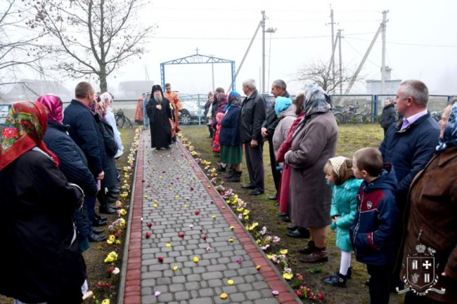 У селі на Волині прихильники УПЦ (МП) відзначили престольне свято. ФОТО