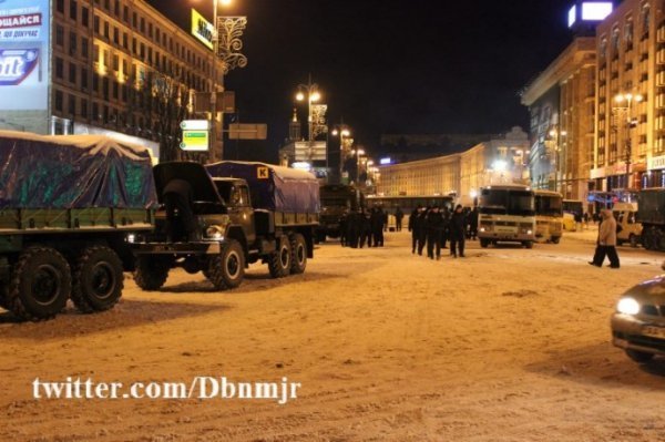 Штурм Євромайдану. ФОТО 