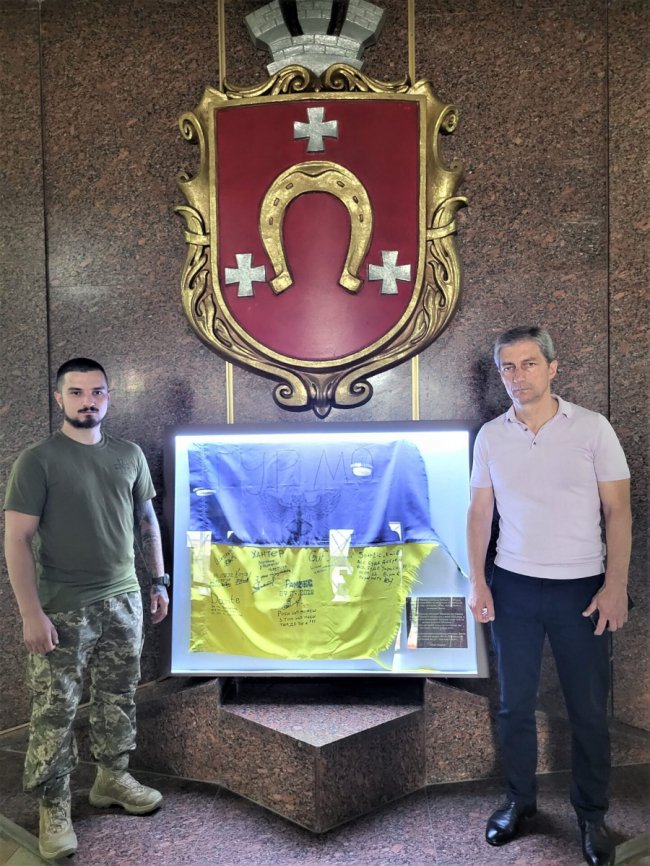 На Волині зберігатиметься прапор України з острова Зміїний