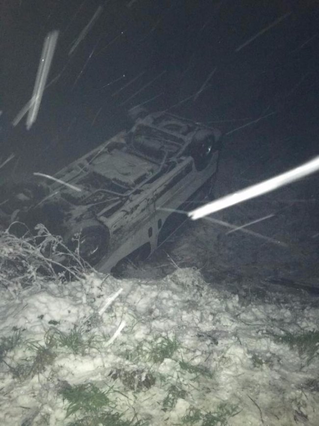 Аварія на Волині: мікроавтобус перекинувся на дах. ФОТО