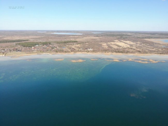 Захопливі краєвиди безлюдного Світязю з висоти пташиного польоту. ФОТО
