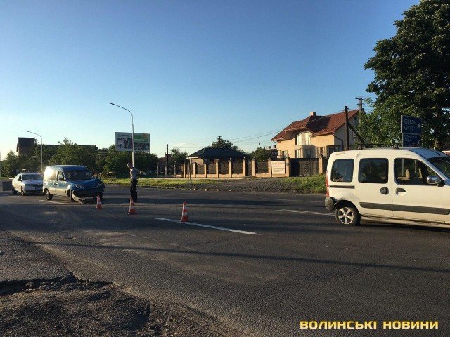 На виїзді з Луцька – аварія. ФОТО