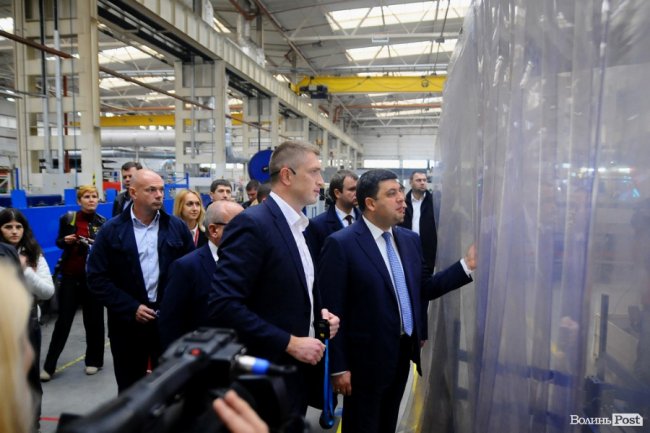 Екскурсія для Володимира Гройсмана по «Modern-Expo»