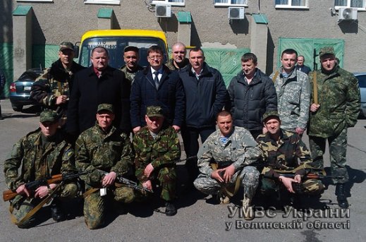 Волинські оперативники відправилися у зону АТО. ФОТО