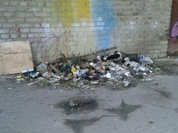 У Луцьку загидили територію за «Гостинцем». ФОТО