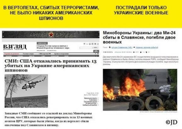 Як Росія бреше про події в Україні. ФОТО