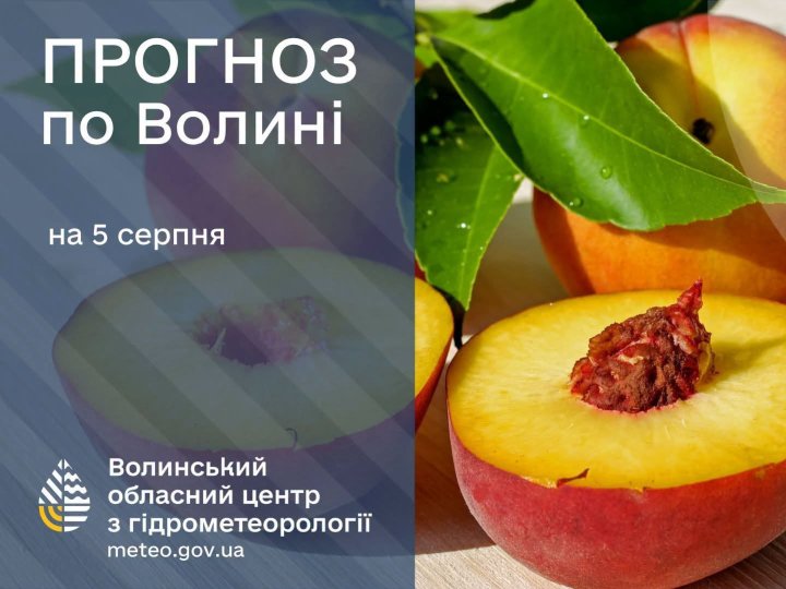 Яка буде погода в Луцьку та на Волині у середу, 5 серпня