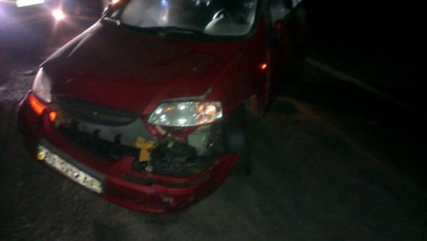 Фото машини Тетяни Чорновол після нападу