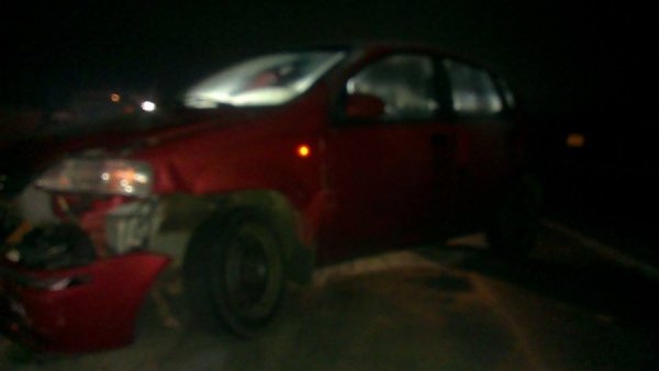 Фото машини Тетяни Чорновол після нападу