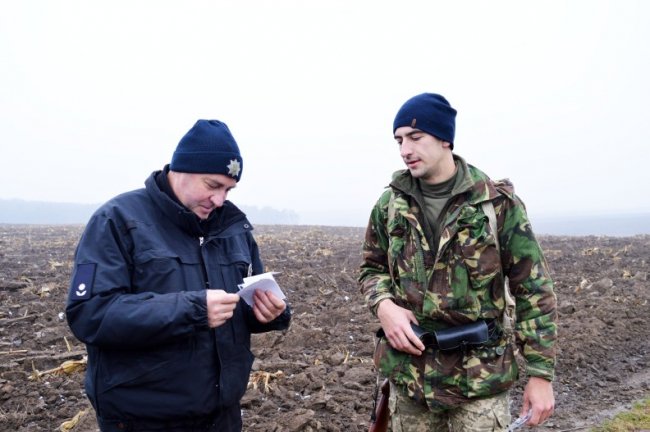 На Волині під час рейду перевірили 50 мисливців 