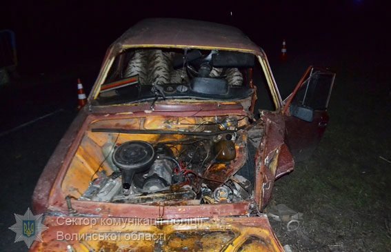 Аварія на Волині: авто перетворилося в металобрухт