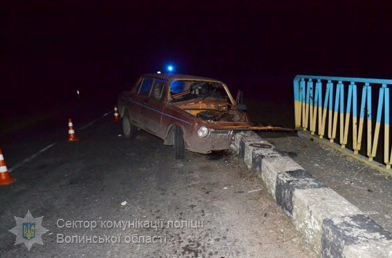 Аварія на Волині: авто перетворилося в металобрухт