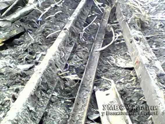 На Волині поцупили рейки, щоб здати на металобрухт. ФОТО