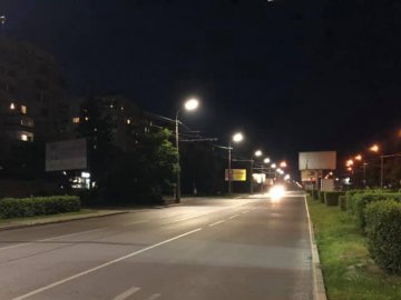 На одному з проспектів Луцька встановили нове LED-освітлення. ФОТО