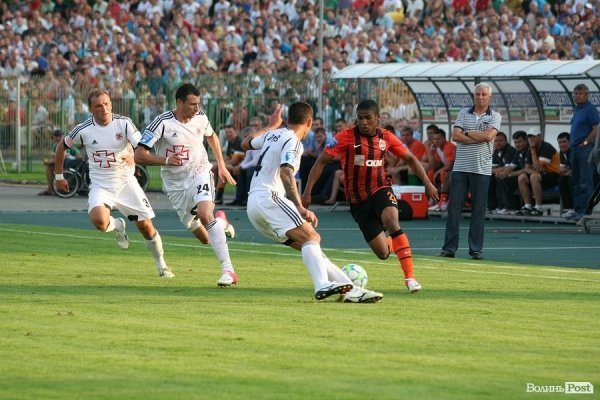 «Волинь» програла «Шахтареві» всуху 0:4. ФОТО. ВІДЕО