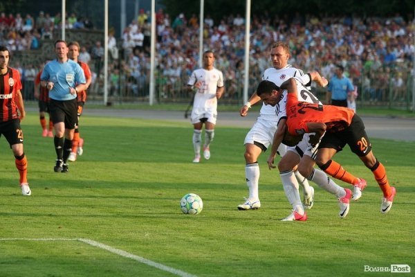 «Волинь» програла «Шахтареві» всуху 0:4. ФОТО. ВІДЕО