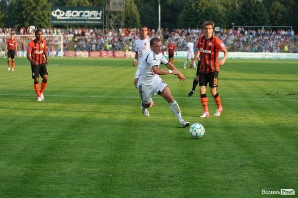 «Волинь» програла «Шахтареві» всуху 0:4. ФОТО. ВІДЕО