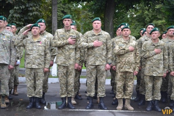Луцькі прикордонники повернулися зі сходу. ФОТО