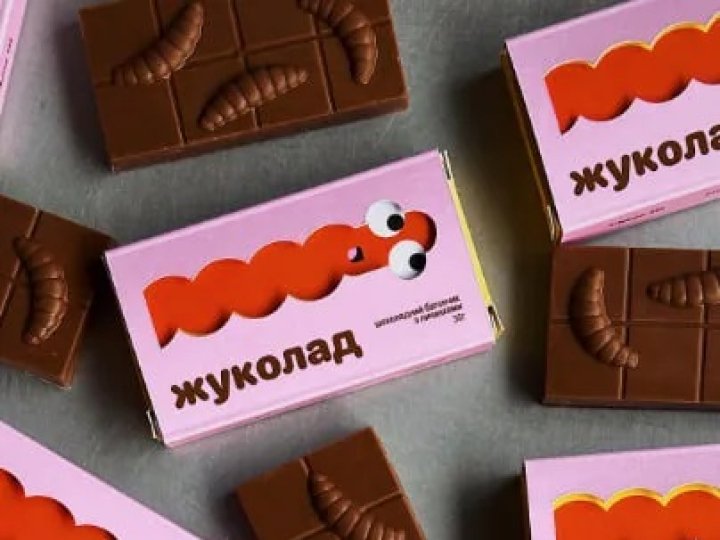 В «Аврорі» почали продавати шоколад з хрусткими личинками