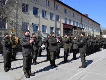 У військовій частині 1141 у Луцьку відзначили 7 річницю створення Нацгвардії України
