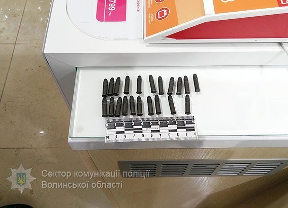 У затриманого за крадіжку волинянина вилучили набої