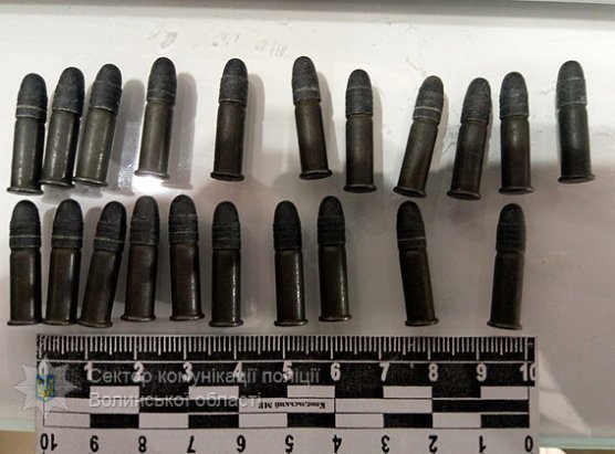 У затриманого за крадіжку волинянина вилучили набої