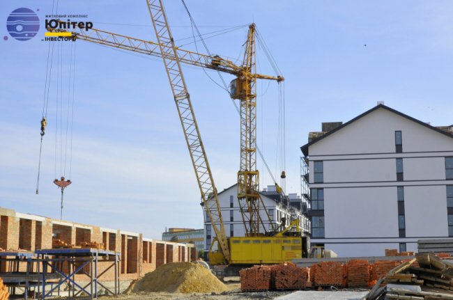 У другому будинку ЖК «Юпітер» — у розпалі внутрішні роботи*