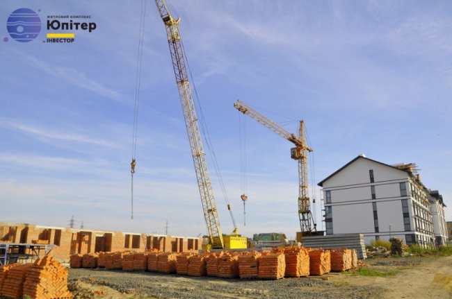 У другому будинку ЖК «Юпітер» — у розпалі внутрішні роботи*